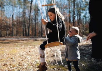 Scout & Penn, who both had congenital heart disease, play outside