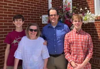 Karen Bowman and her family.